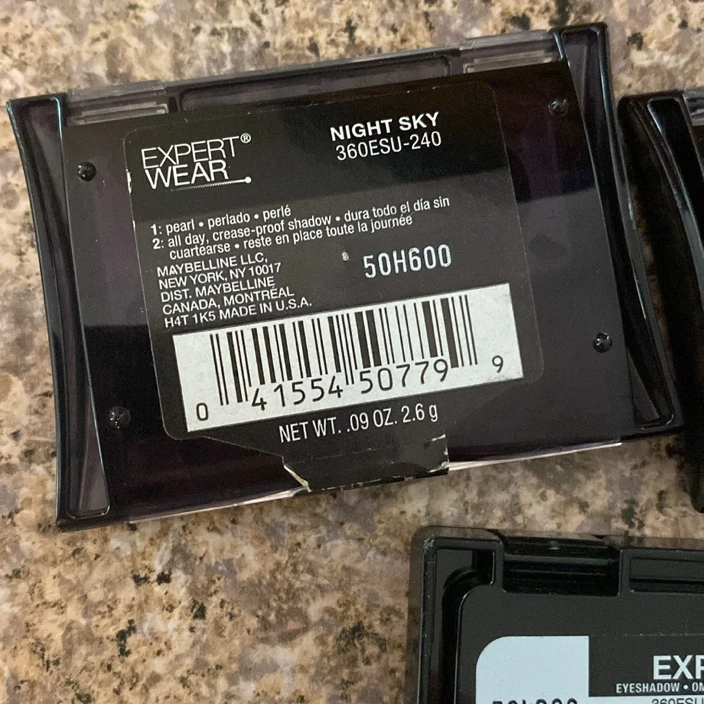 NWT Maybelline Eye Shadow Lot of 5 Shades 250S 240S 225S 140S Expert Wear